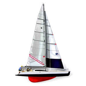 Olympic Class Sailboat PNG Lrq11 PNG
