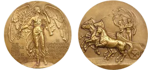 Olympic Games Commemorative Medal1908 PNG image