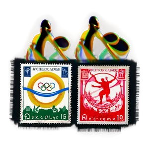 Olympic Games Postage Stamp PNG 06122024 PNG
