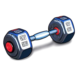 Olympic Standard Dumbbell Png 05252024 PNG image