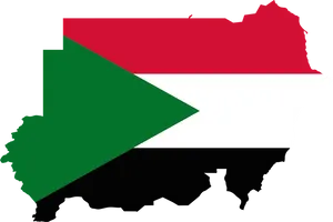 Oman Map Outlinedwith Flag Colors PNG image