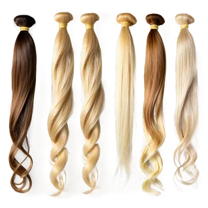 Ombre Blond Hair PNG 86