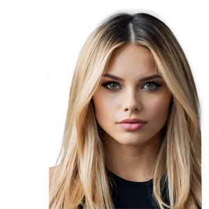 Ombre Blond Hair PNG Enw26