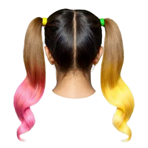 Ombre Ponytail Fashion PNG Wjj88