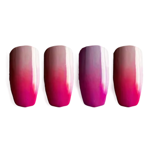 Ombre Single Acrylic Nail Png 06272024 PNG image