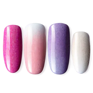 Ombre Single Acrylic Nail Png 06272024 PNG image