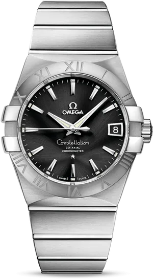 Omega Constellation Co Axial Chronometer Watch PNG image