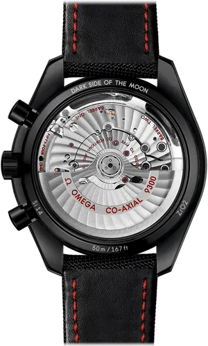 Omega Dark Sideofthe Moon Watch PNG image