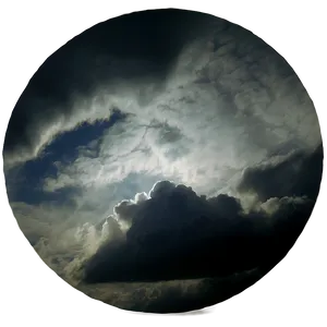Ominous Black Clouds PNG Yke