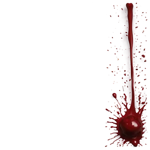 Ominous Red Blood Splatter PNG 06132024 PNG