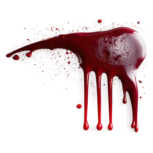 Ominous Red Blood Splatter PNG Lhp70 PNG