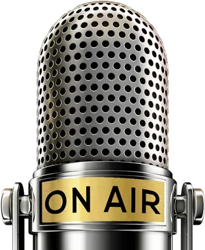 On Air Microphone Image PNG image