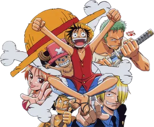 One Piece Anime Characters Sanjiand Crew
