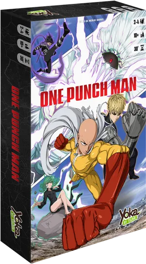 One Punch Man Board Game Cover Art PNG image