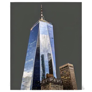 One World Trade Center Artistic Png 06252024 PNG image