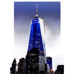 One World Trade Center Bright Lights Png Xyt PNG image