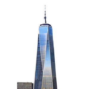 One World Trade Center Detailed Sketch PNG 98