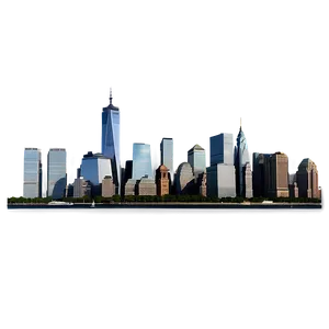 One World Trade Center Dusk View PNG 54 PNG