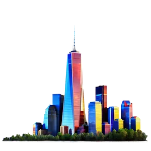 One World Trade Center Iconic Structure Png Oah PNG image