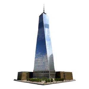 One World Trade Center Minimalist Design Png 06252024 PNG image