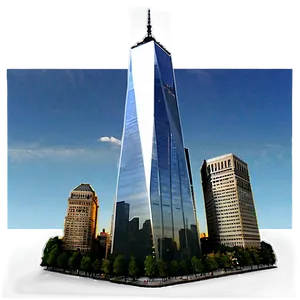 One World Trade Center Panoramic View PNG Jmw54 PNG