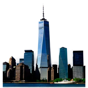 One World Trade Center Skyline Png 06252024 PNG image