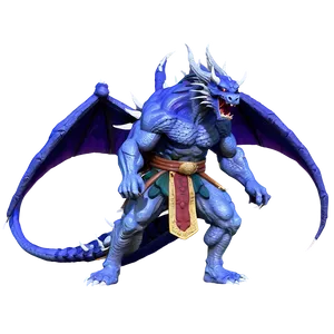 Oni Slaying Dragon Png Yll PNG image