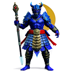 Oni Warrior In Armor Png Vtu80 PNG image