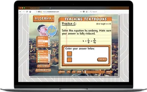 Online Algebra Lesson Practice PNG image