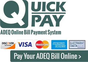 Online Bill Payment Options A D E Q PNG image