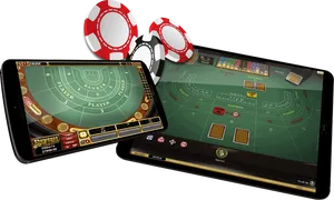 Online Casino Gameson Tablets PNG image