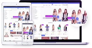 Online Fashion Store Responsive Design PNG image