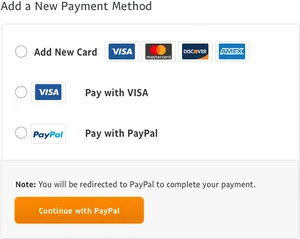 Online Payment Options Pay Pal Integration PNG image
