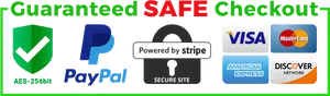 Online Payment Options Safe Checkout Banner PNG image