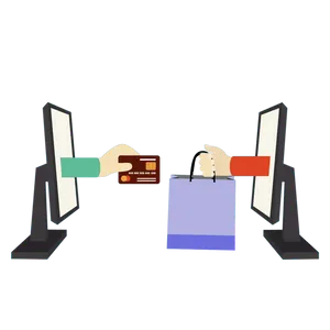 Online Payment Transaction Illustration