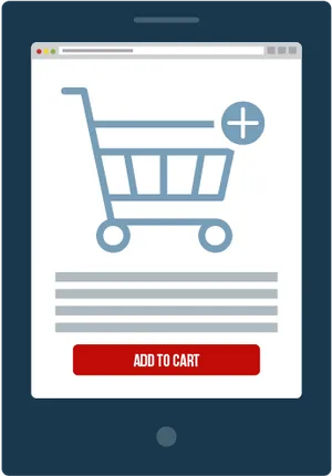 Online Shopping Add To Cart Icon PNG image