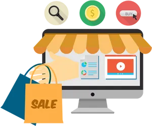 Online Shopping Concept Illustration