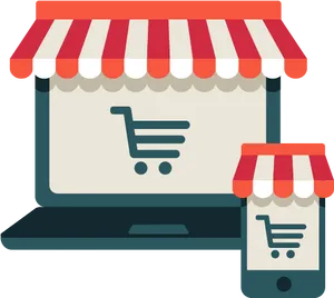 Online Shopping Concept Illustration PNG image