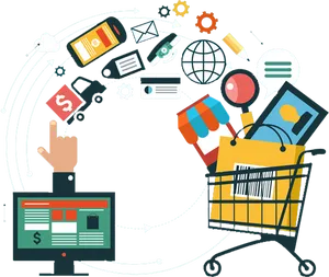 Online Shopping Concept Illustration