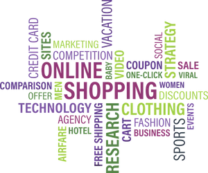 Online Shopping Word Cloud