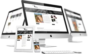 Online Store Responsive Design Mockup