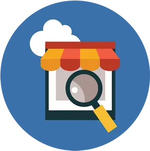 Online Store Search Icon