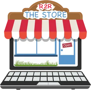 Online Storefront Keyboard Graphic PNG image