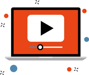 Online Video Player Graphic PNG