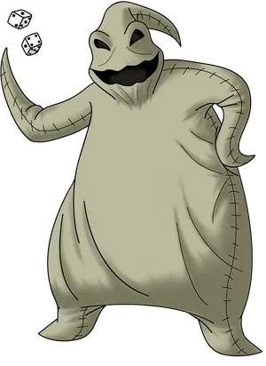 Oogie Boogie Character Illustration PNG image