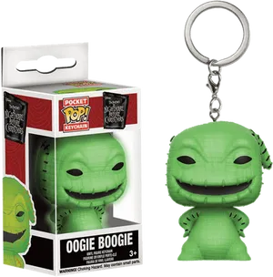 Oogie Boogie Keychain Funko Pop PNG image