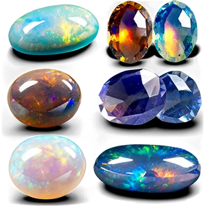 Opal Gemstone Spectrum PNG Cjg94