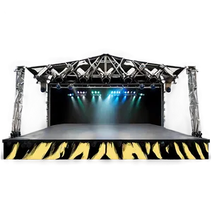 Open Air Concert Stage PNG Wjf PNG