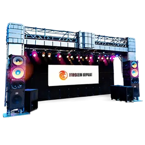 Open Air Concert Stage PNG Xsg PNG