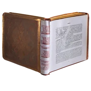 Open Book And Sunset PNG 37